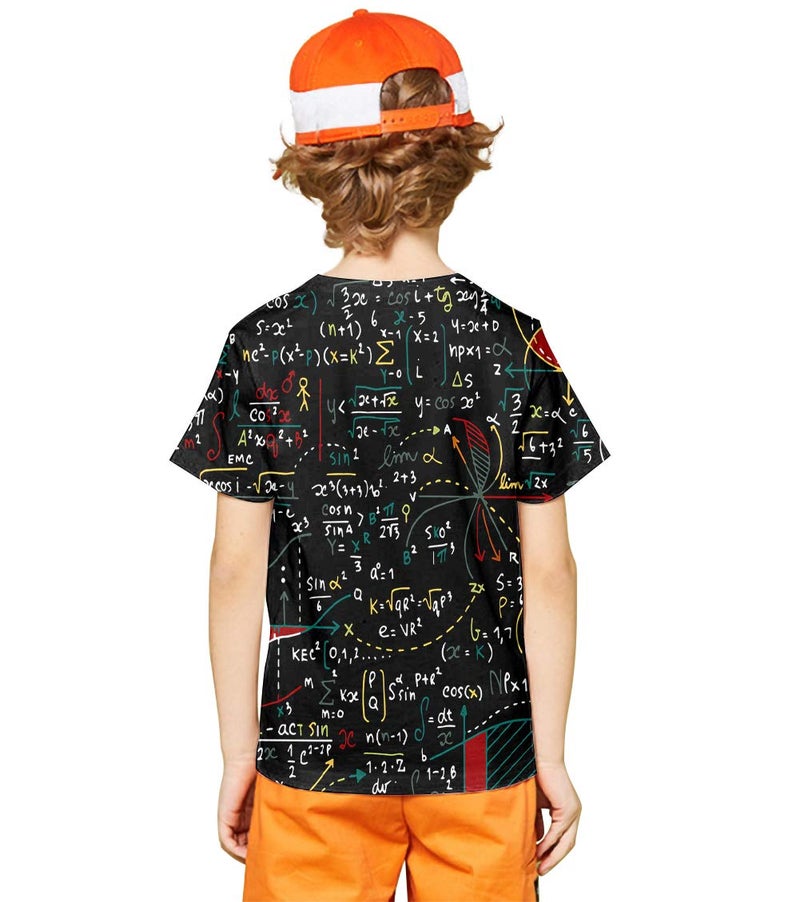 LAIDIPAS 3D Shirt for Kids Boys Graphic Tees Black Unisex Top Shirts for Girls Novelty Youth T-Shirts 14-16 Years - Image 4
